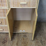 Vintage Boho Rattan & Bamboo Chest of Drawers / Cabinet - 1706b
