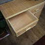Vintage Boho Rattan & Bamboo Chest of Drawers / Cabinet - 1706b