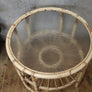 Mid Century Boho Rattan Cane Coffee / Lamp Table - 2710f