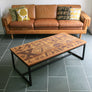 *LIMITED EDITION* 'The Harnall – Grafika' Typography Inspired Iroko Coffee Table