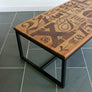 *LIMITED EDITION* 'The Harnall – Grafika' Typography Inspired Iroko Coffee Table