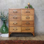 vintage_rustic_beech_school_chest_drawers