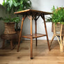 vintage_rustic_boho_bamboo_cane_side_lamp_table