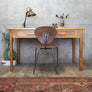 Vintage Oak Abbess Desk - 0105d