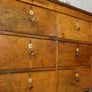 vintage_rustic_oak_antique_school_lab_chest_drawers