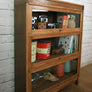 Vintage Oak Barristers Bookcase Display Cabinet
