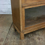 Vintage Oak Barristers Bookcase Display Cabinet