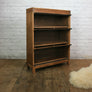 Vintage Oak Barristers Bookcase Display Cabinet