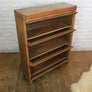 Vintage Oak Barristers Bookcase Display Cabinet