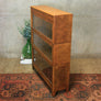 vintage_rustic_oak_barristers_solicitors_bookcase_display_cabinet