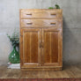 vintage_rustic_oak_cupboard_mid_century