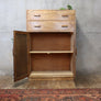 vintage_rustic_oak_cupboard_mid_century
