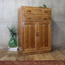 vintage_rustic_oak_cupboard_mid_century