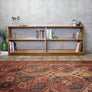 vintage_rustic_oak_school_church_shelves_bookshelf_shoe_rack