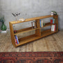 vintage_rustic_oak_school_church_shelves_bookshelf_shoe_rack