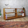 vintage_rustic_oak_school_church_shelves_bookshelf_shoe_rack