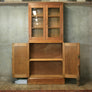 vintage_rustic_oak_school_kitchen_cupboard_cabinet