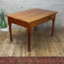 Vintage Rustic Oak Library School Desk - 1504e