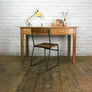 Vintage Rustic Oak School Teachers Desk