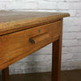 Vintage Rustic Oak School Teachers Desk