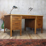 vintage_rustic_oak_school_teachers_desk