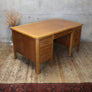 vintage_rustic_oak_school_teachers_desk