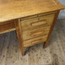 Vintage Rustic Oak Desk - 1712e