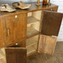 Vintage Industrial Oak School Lockers