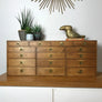 Vintage Pine Apothecary Handmade Drawers