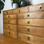 Vintage Pine Apothecary Handmade Drawers