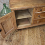 vintage_rustic_pine_dresser_base_sideboard_country
