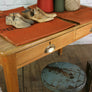 Vintage Industrial School Desk Table Shop Display