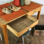 Vintage Industrial School Desk Table Shop Display