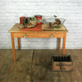 Vintage Industrial School Desk Table Shop Display
