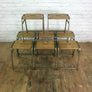 8 Vintage School Laboratory Stacking Stools