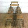 8 Vintage School Laboratory Stacking Stools