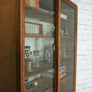Vintage Teak School Laboratory Cabinet