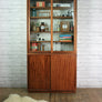 Vintage Teak School Laboratory Cabinet