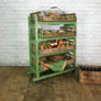 Rustic Shoe Trolley Shelving *Green* Retail Shop Display