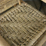 Vintage Mid Century Sisal Woven Armchair