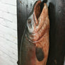 Vintage Plaster Cast Salmon for an Angling fan, Restaurant or Retail Display