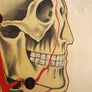 Vintage 1940s Human Skeleton Anatomy Chart