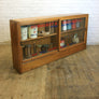 Vintage Dewhursts Sylko Oak Habedashery Display Cabinet