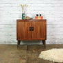 Mid Century Teak LP Vinyl Cabinet