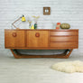 Vintage 1960s Beautility Teak Sideboard