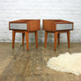 *A Pair* of Mid Century Teak Bedside Tables