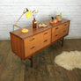 Vintage Teak Lowline Chest of Drawers