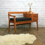 Vintage Chippy Heath Teak Telephone Seat