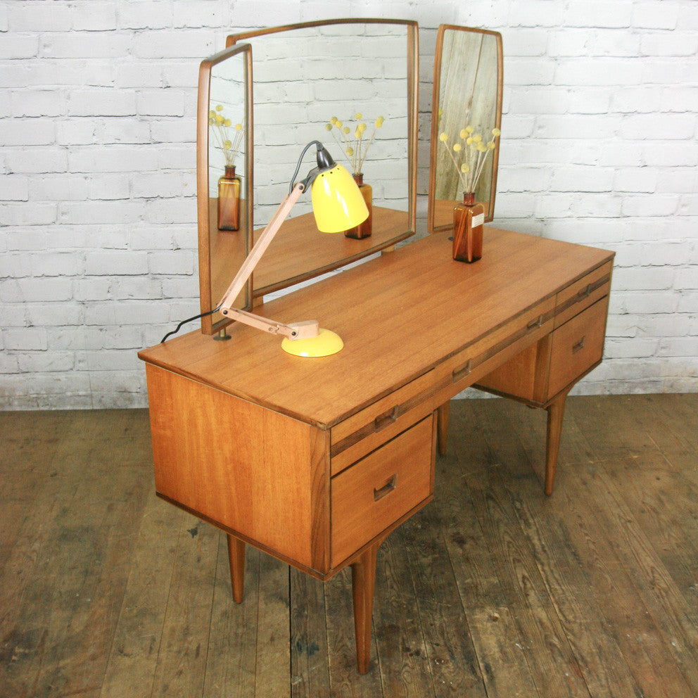 retro teak dressing table Vintage Teak Dressing Table – Mustard Vintage