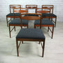 6 Vintage 1970s McIntosh Teak Dining Chairs